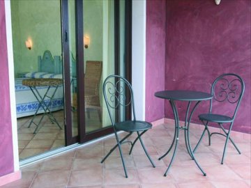 Terras kamer - Hotel Ollastu - Costa Corallina - Sardinië