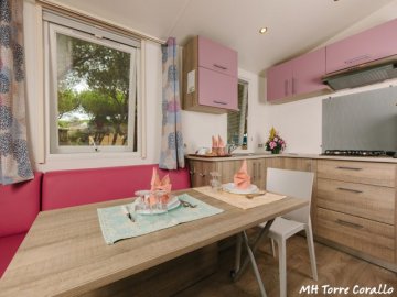 Vakantie Sardinie - Plattegrond mobile homes Torre Corallo - Sardinia4all