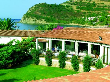 Ontbijtterras - Hotel Residence Cormoran - Villasimius